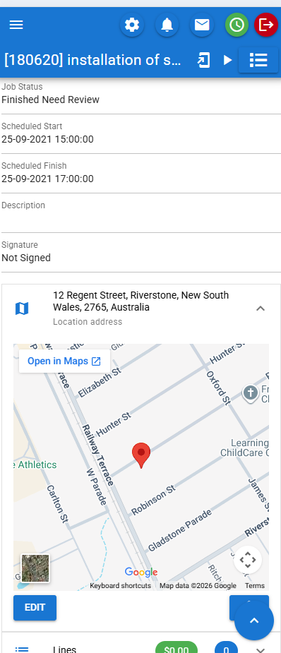 CreataCRM mobile app preview